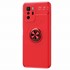 CaseUp Xiaomi Poco X3 GT Kılıf Finger Ring Holder Kırmızı 2